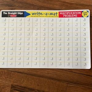 Multiplication mat Ages 7 & up Back To School